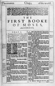 the 1611 King James bible