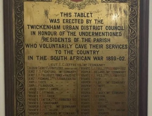 Boer War Memorial Plaque